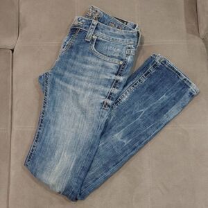 Buckle Black Boyfriend Jeans 24x32 Straight Cut